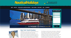 Desktop Screenshot of nauticalholidays.com
